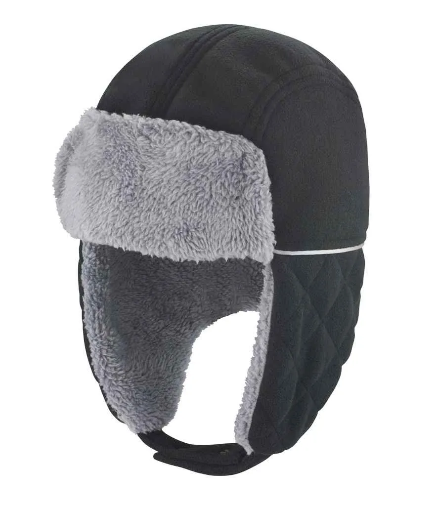 Result Ocean Trapper Hat | Black/Grey