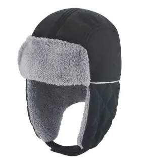 Result Ocean Trapper Hat | Black/Grey