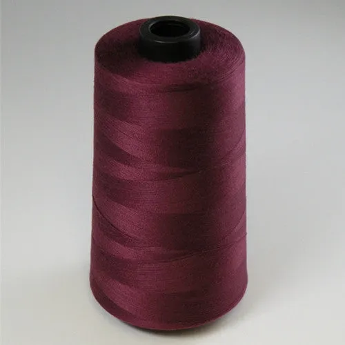 Spun Polyester in Burgundy, 6000yd Spool