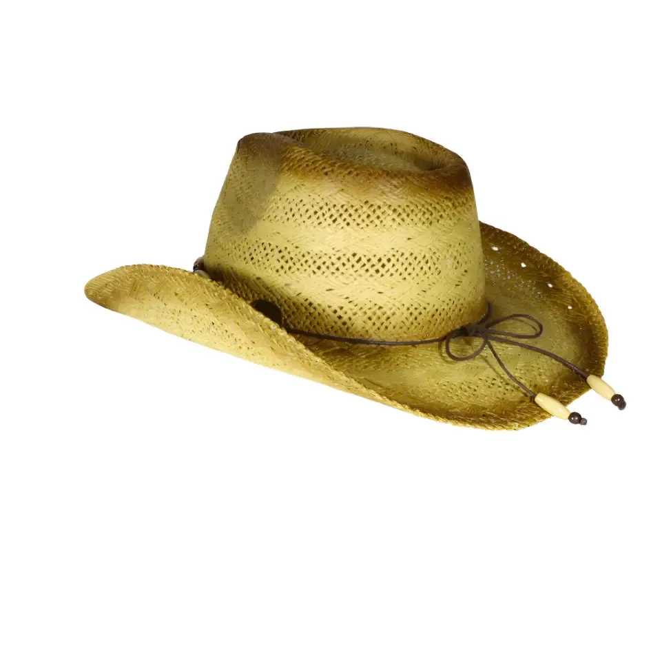 Stone Bead Western Hat