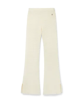 Textured Knitted Trousers