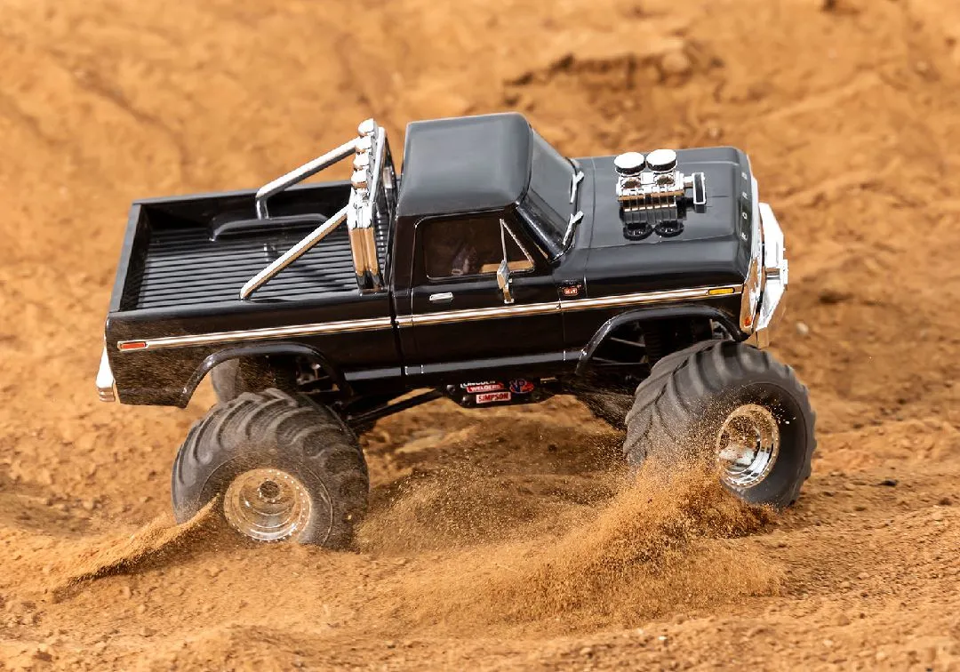 Traxxas 1/18 TRX-4MT Ford F-150 Monster Truck 4x4 RTR - Black